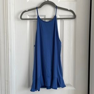 Loft peplum tank